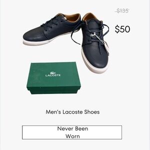 Lacoste Men's Dark Blue Sneakers